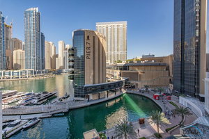 Two Bedroom Waterfront Apartment With Unique Interior In Silverene Towers B By Deluxe Holiday Homes